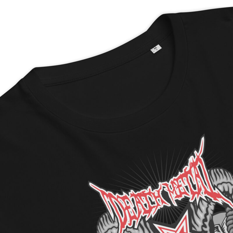 Evil skull with cross – Unisex organic cotton t-shirt 2