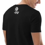 Skull using headphone – Unisex organic cotton t-shirt 5