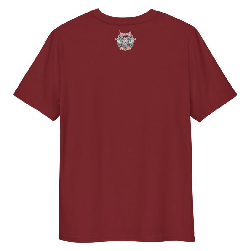 Evil skull with cross – Unisex organic cotton t-shirt 15