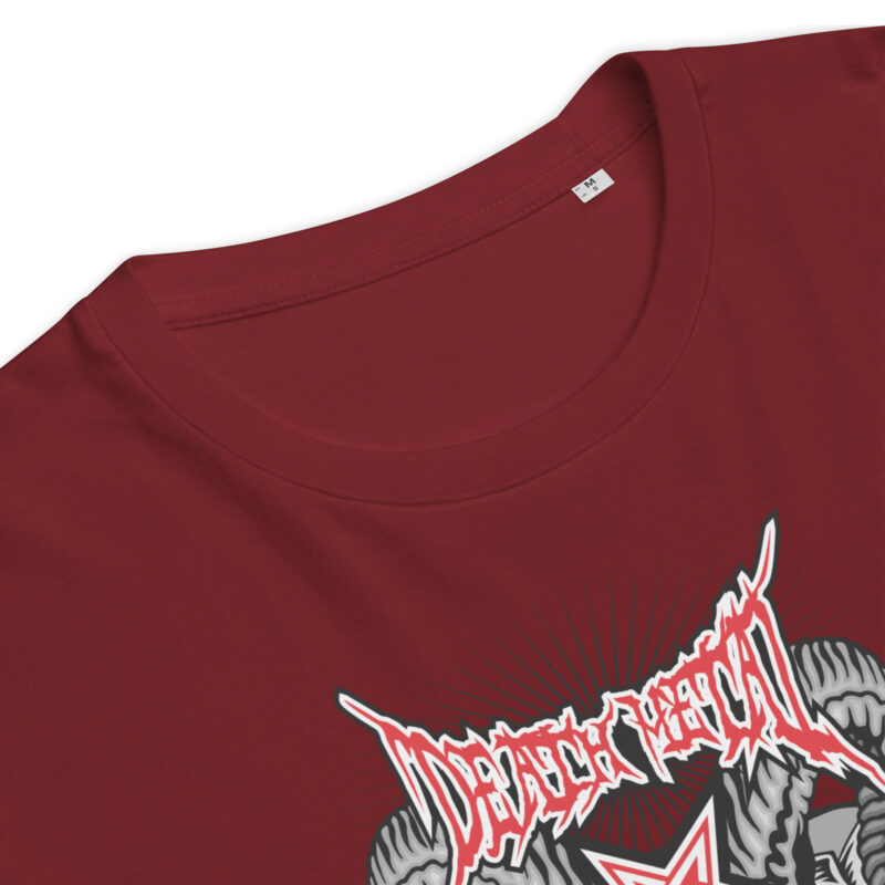 Evil skull with cross – Unisex organic cotton t-shirt 6