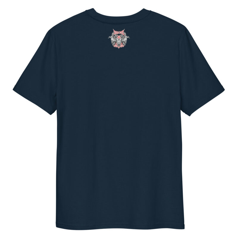 Evil skull with cross – Unisex organic cotton t-shirt 12