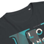 California tropical sunset – Unisex organic ribbed neck t-shirt 11