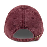 Evil skull with cross – Vintage Cotton Twill Cap with embroidery 13