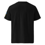 Two-tone fist with embroidery – Unisex organic ribbed neck t-shirt 7