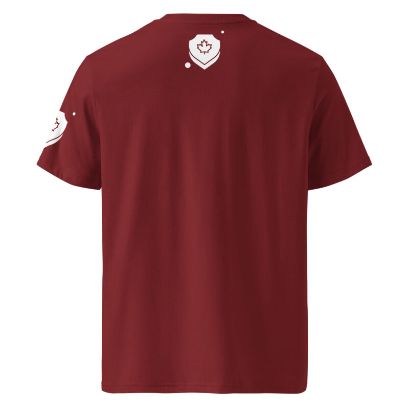The maple leaf – Unisex organic ribbed neck t-shirt 13