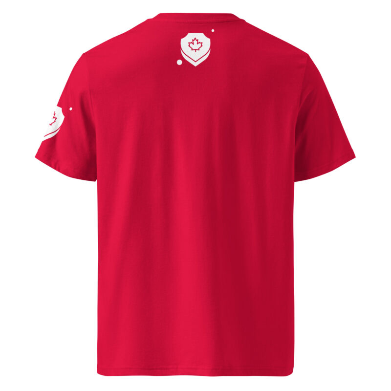 The maple leaf – Unisex organic ribbed neck t-shirt 15