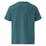 Two-tone fist with embroidery – Unisex organic ribbed neck t-shirt 13