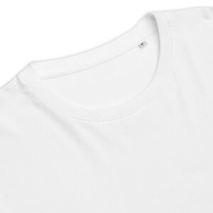 Two-tone fist with embroidery – Unisex organic ribbed neck t-shirt 2