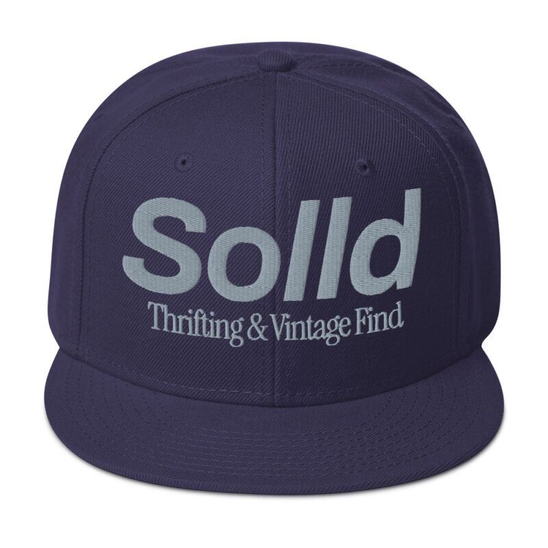 Solld – Snapback Hat with embroidery 9
