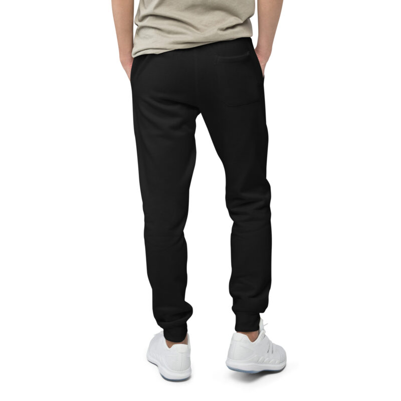 Solld – Unisex fleece sweatpants with embroidery 3