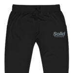 Solld – Unisex fleece sweatpants with embroidery