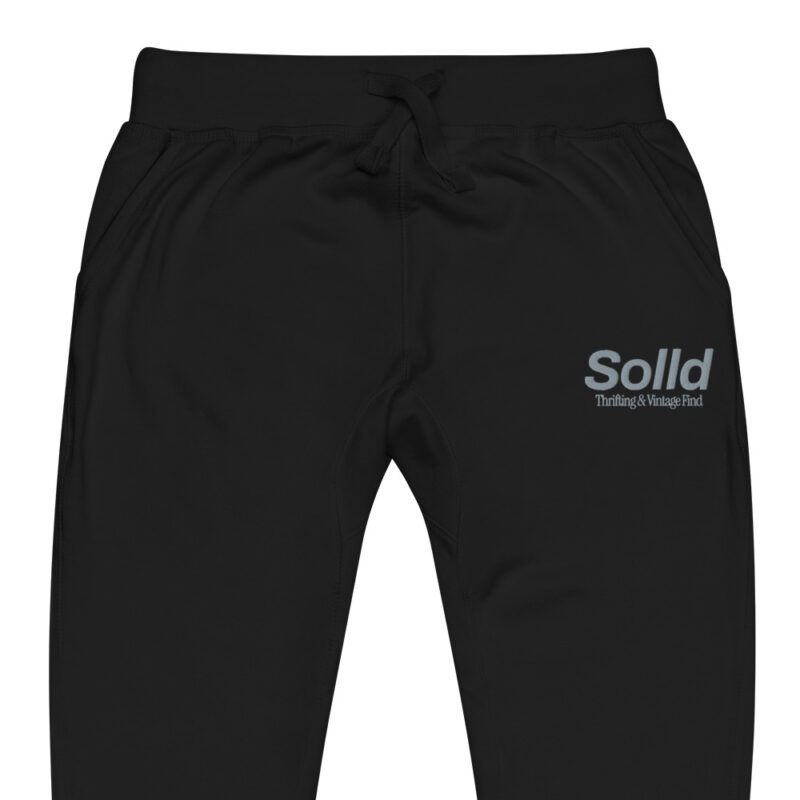 Solld – Unisex fleece sweatpants with embroidery Solld – Unisex fleece sweatpants with embroidery