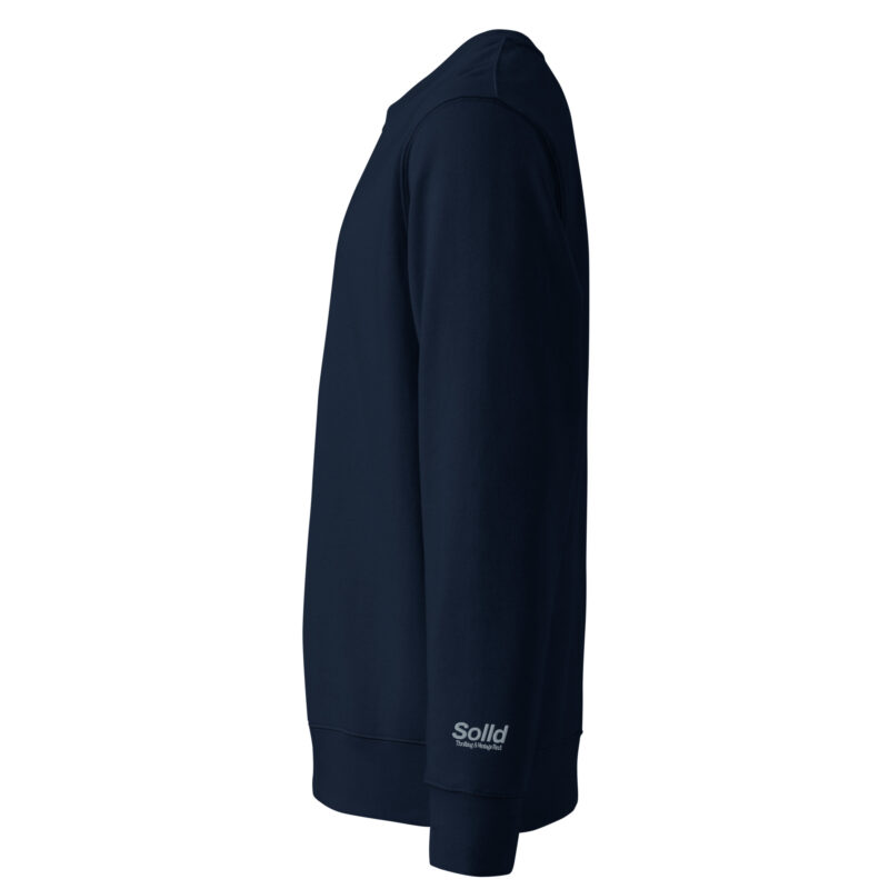 Solld – Unisex eco sweatshirt with embroidery 9