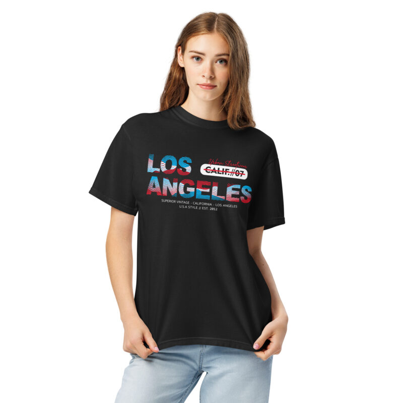 Los Angeles – Garment-dyed heavyweight t-shirt 2