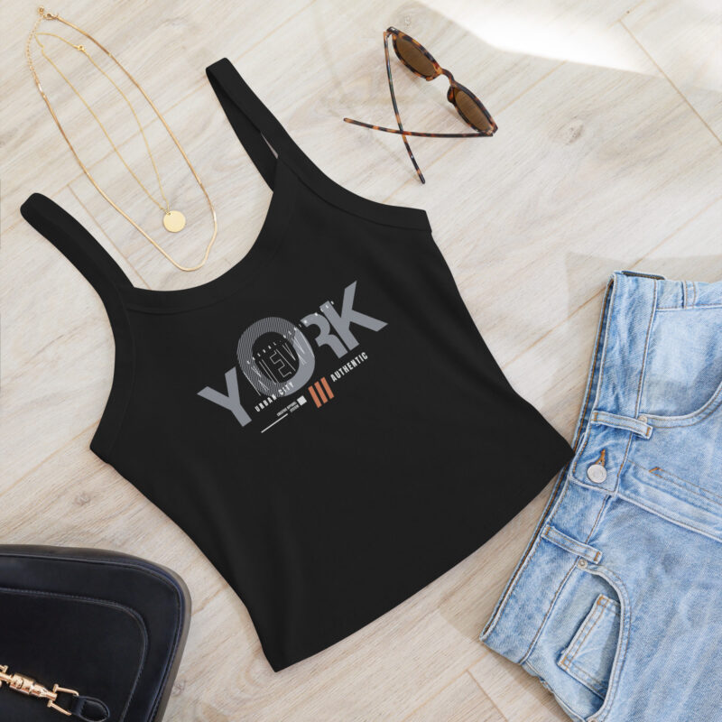NYC City – Women’s micro-rib tank top 3