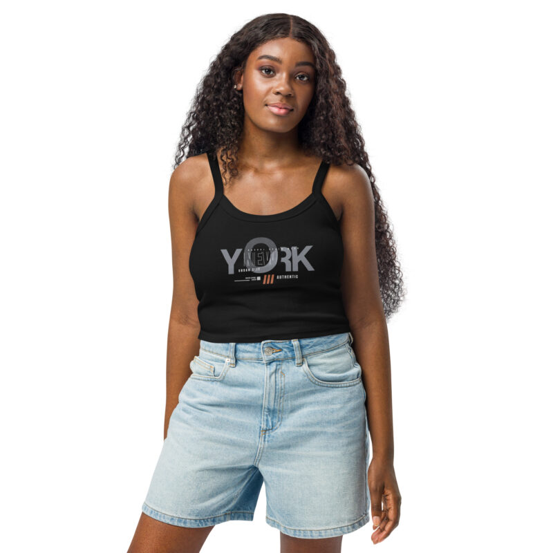 NYC City – Women’s micro-rib tank top 6