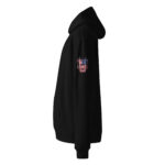 Pitbull face with usa flag – Unisex oversized hoodie 6