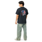 Largemouth Bass Fish in USA Flag Pattern – Men’s box tee 5