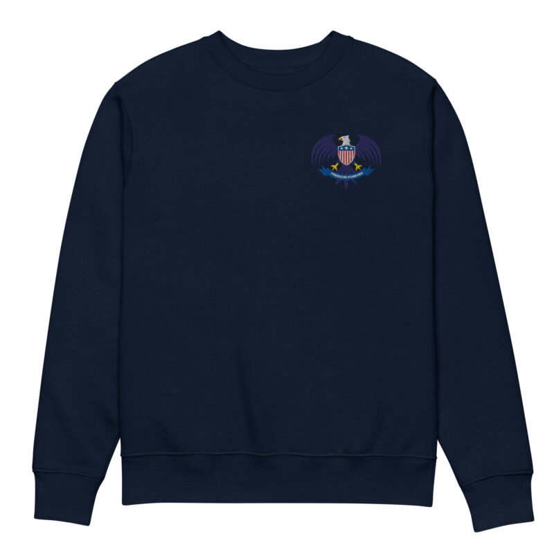 Eagle Seal – Unisex eco sweatshirt with embroidery 8