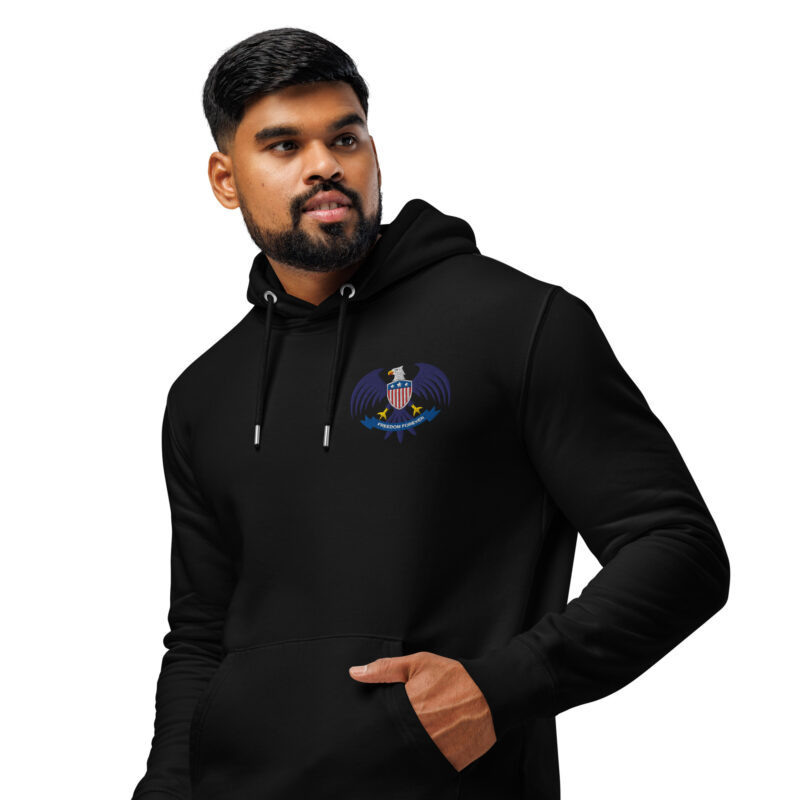 Eagle Seal – Essential organic hoodie with embroidery 2