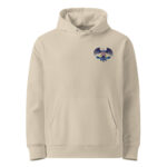 Eagle Seal – Essential organic hoodie with embroidery 9