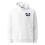 Eagle Seal – Essential organic hoodie with embroidery 11