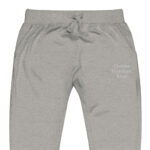 Choose Freedom First – Fleece sweatpants with embroidery 16