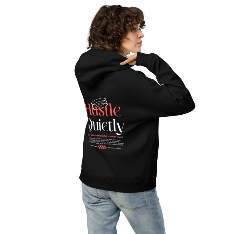 Hustle Quietly – Unisex oversized hoodie 4