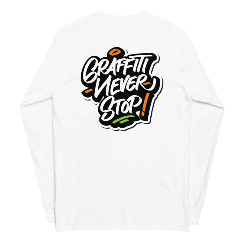 Graffiti Style Men’s Long Sleeve Shirt