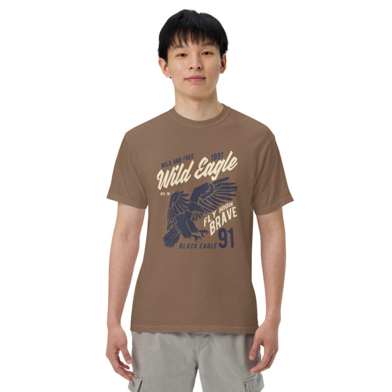 Wild Eagle Vintage‑Wash Heavyweight Tee 5