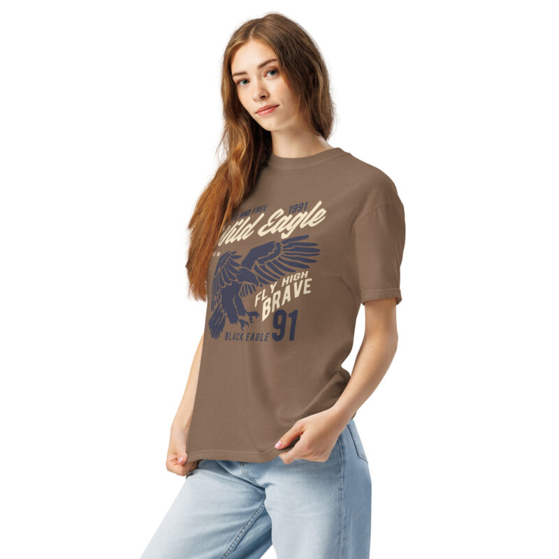 Wild Eagle Vintage‑Wash Heavyweight Tee 2