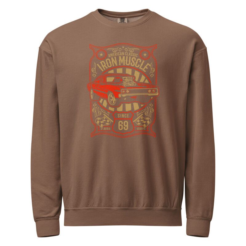 Iron Muscle Unisex Garment‑Dyed Fleece Sweatshirt Iron Muscle Unisex Garment‑Dyed Fleece Sweatshirt