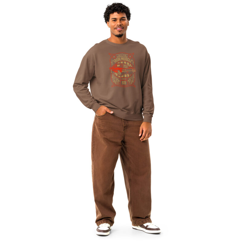 Iron Muscle Unisex Garment‑Dyed Fleece Sweatshirt 5