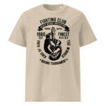Fighting Club Organic Ribbed Neck Unisex Tee 7