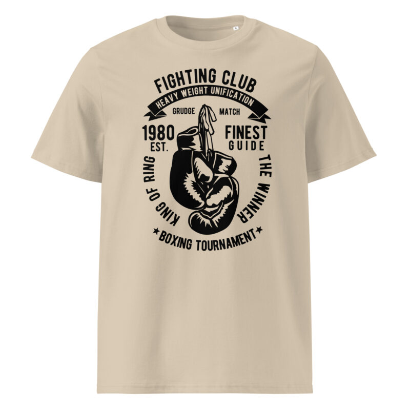 Fighting Club Organic Ribbed Neck Unisex Tee 7