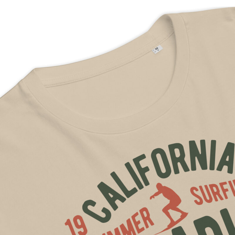 California Surfing Paradise Organic Unisex T‑Shirt 2