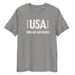USA Unisex Organic Ribbed T-Shirt