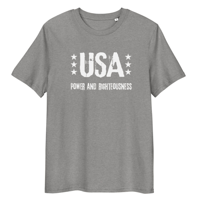 USA Unisex Organic Ribbed T-Shirt