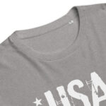 USA Unisex Organic Ribbed T-Shirt 2