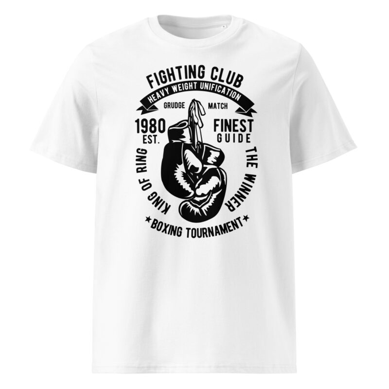 Fighting Club Organic Ribbed Neck Unisex Tee Fighting Club Organic Ribbed Neck Unisex Tee