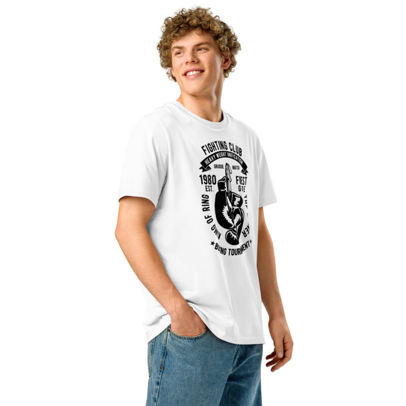 Fighting Club Organic Ribbed Neck Unisex Tee 2