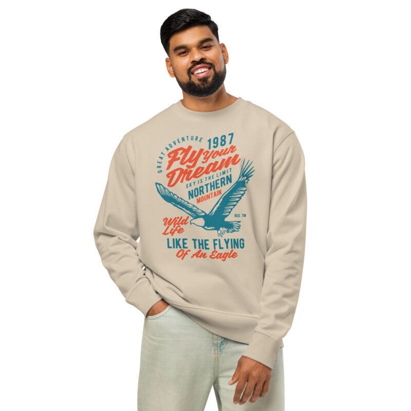 Fly Your Dream Unisex Organic Cotton Sweatshirt 3
