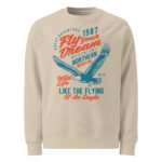 Fly Your Dream Unisex Organic Cotton Sweatshirt 8