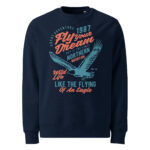 Fly Your Dream Unisex Organic Cotton Sweatshirt