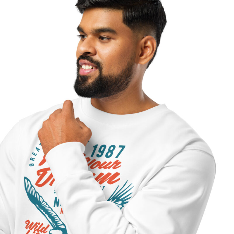 Fly Your Dream Unisex Organic Cotton Sweatshirt 5