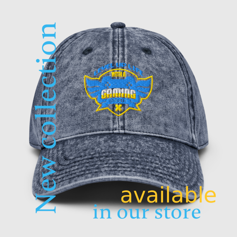 Gaming Mindset Vintage Cotton Twill Cap