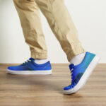 Men’s Blue-Green Canvas Sneakers 2