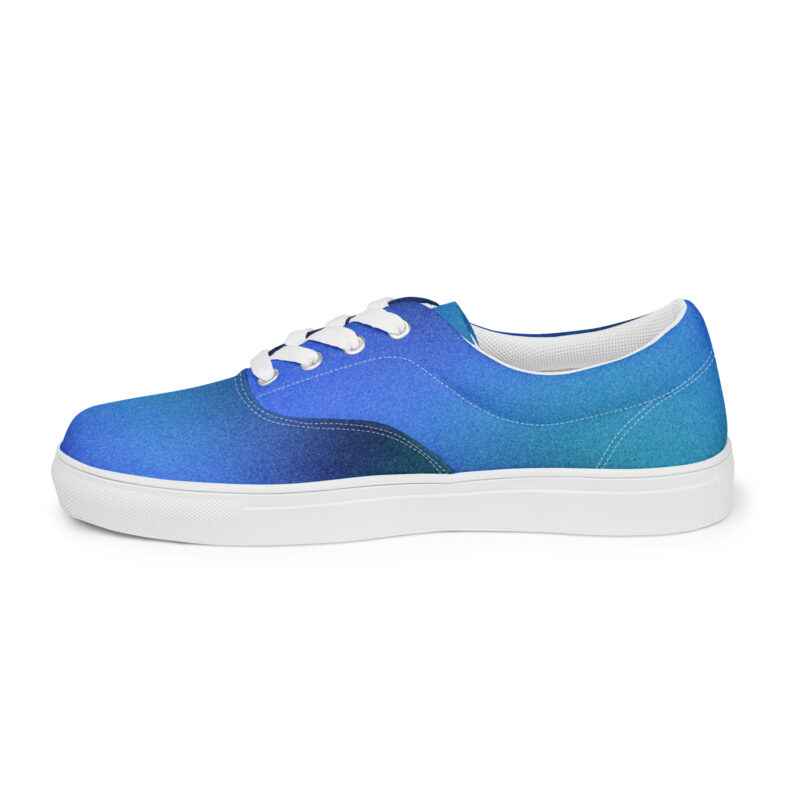 Men’s Blue-Green Canvas Sneakers 6