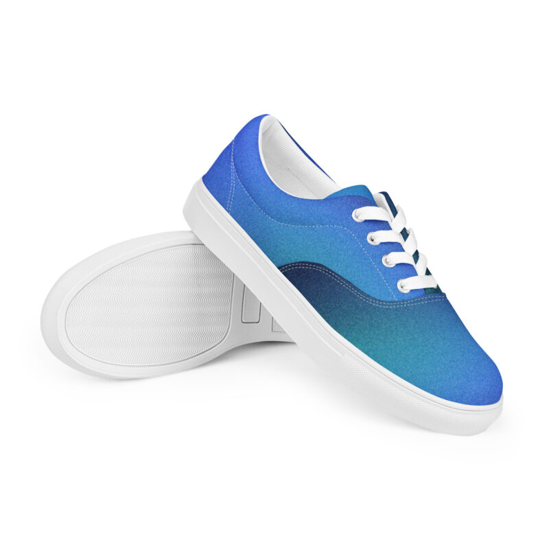 Men’s Blue-Green Canvas Sneakers 7