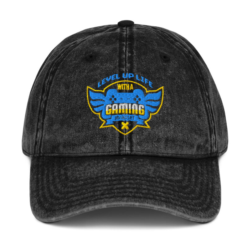 Gaming Mindset Vintage Cotton Twill Cap 8
